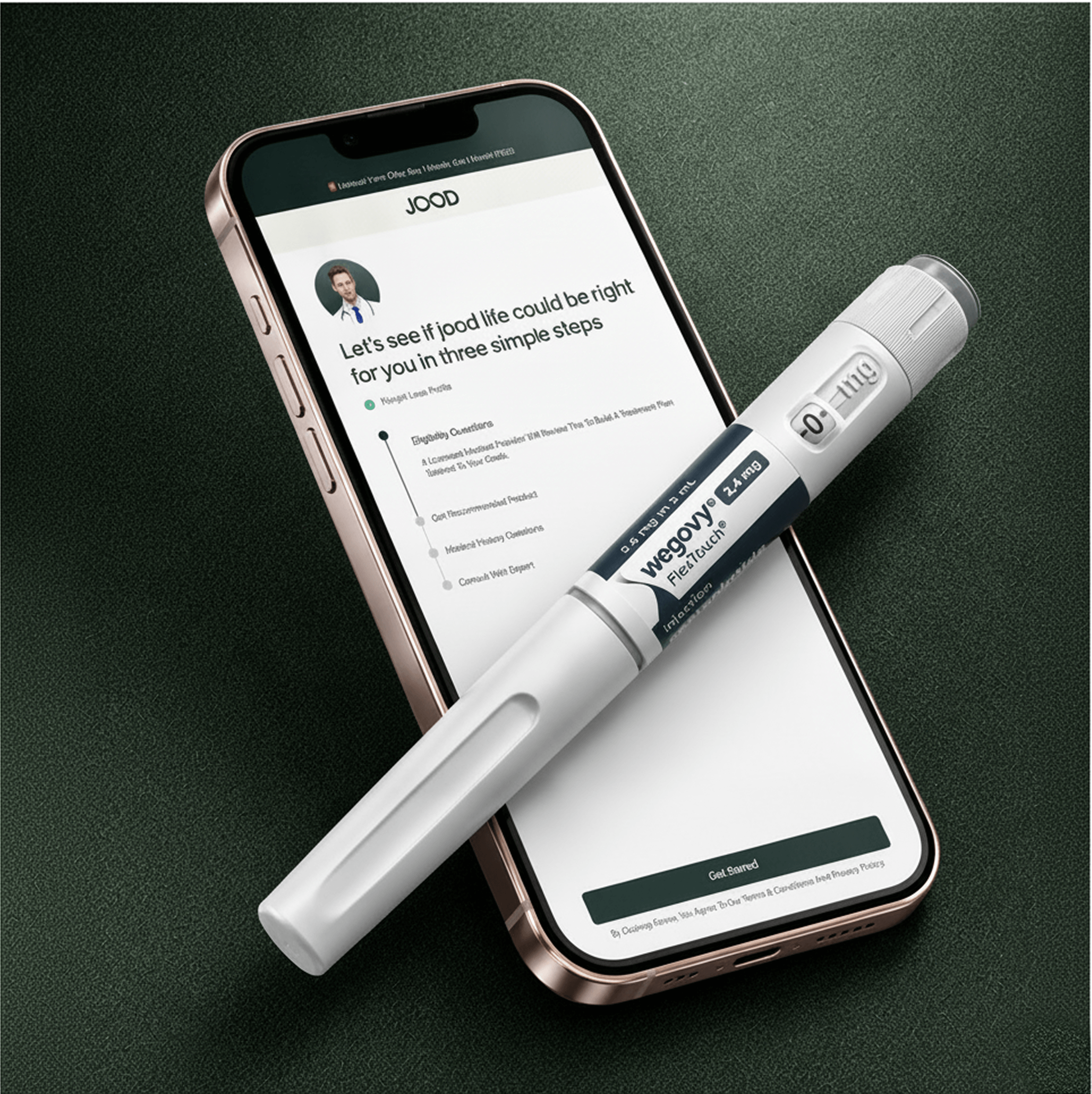 Wegovy injection pen close-up